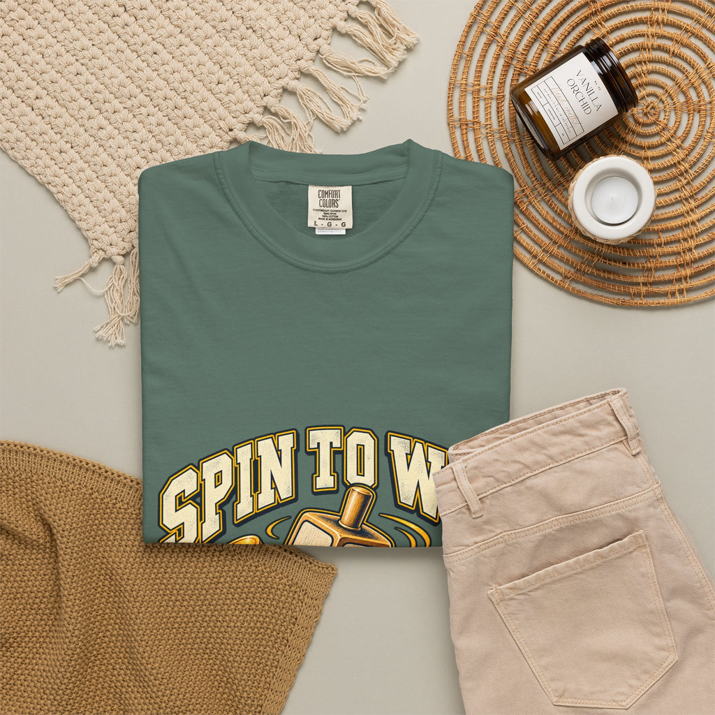 Spin to Win Dreidel T-shirt | Hanukkah Chanukah Festival Design