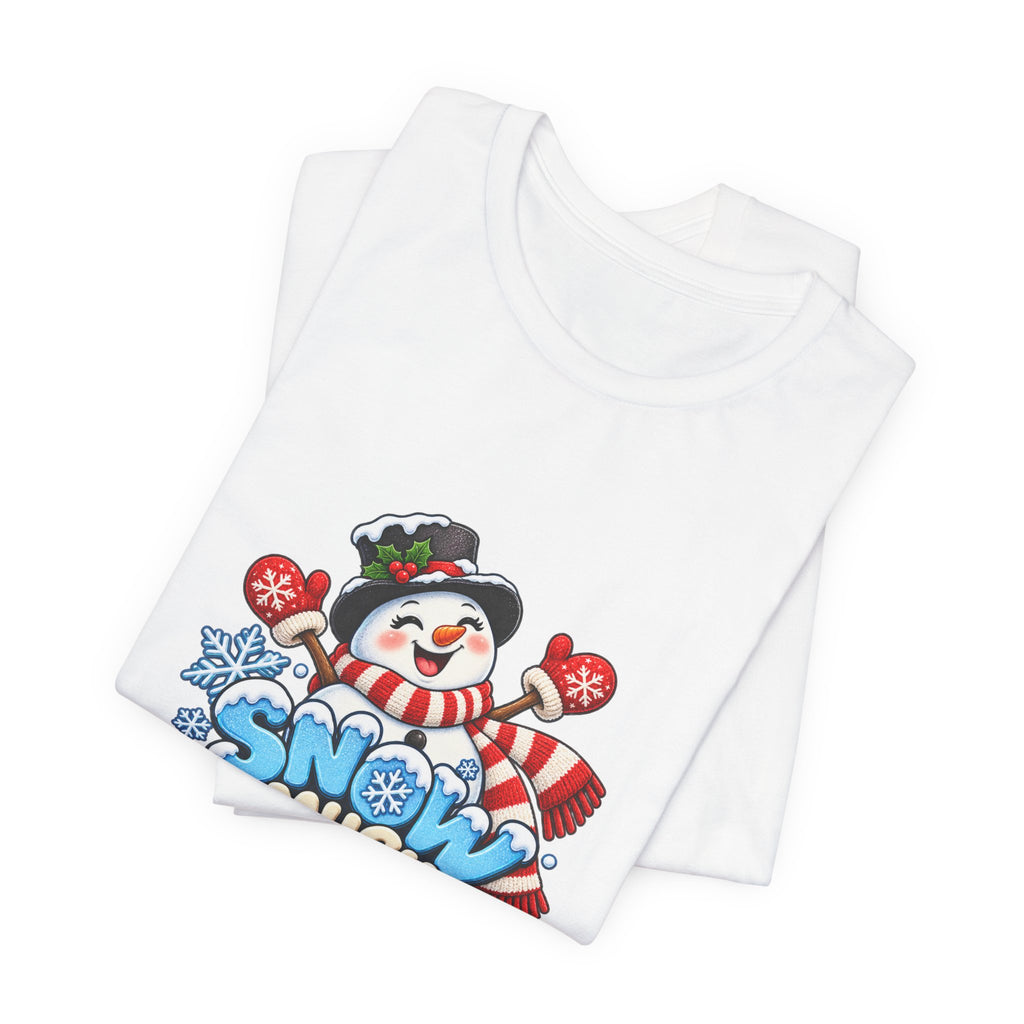 Snow Much Fun T-Shirt – Cute Snowman Holiday Tee