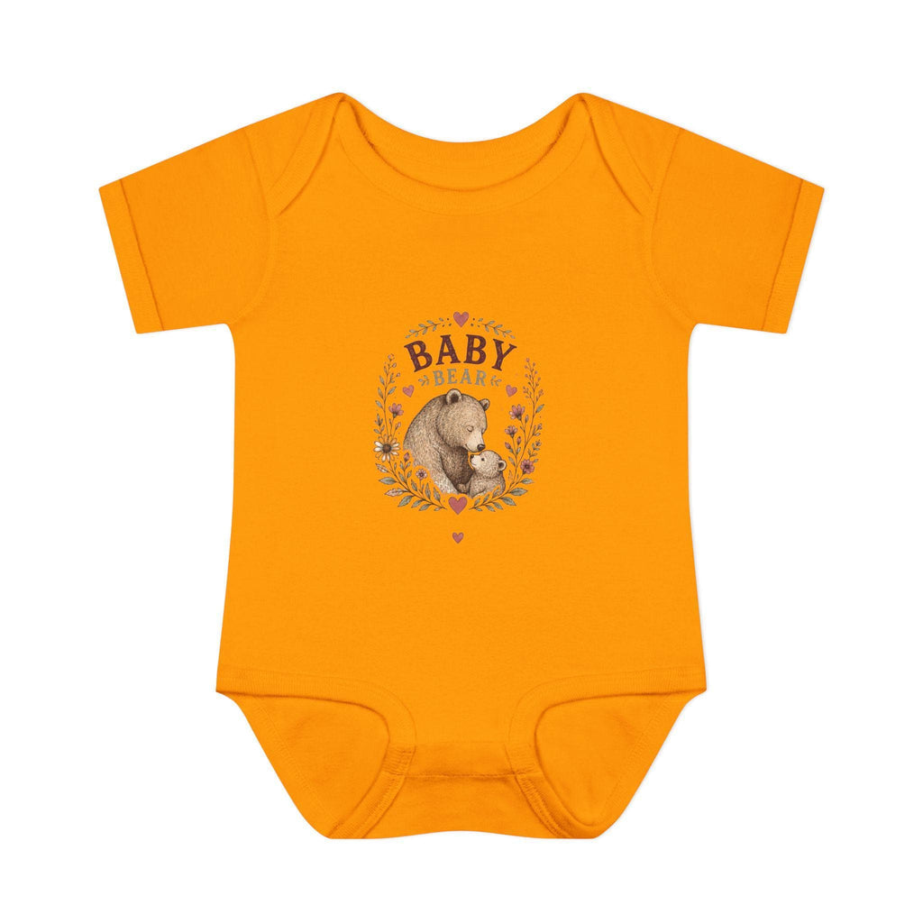 Baby Bear illustration Infant Bodysuit | Woodland Nursery, Cute Bear