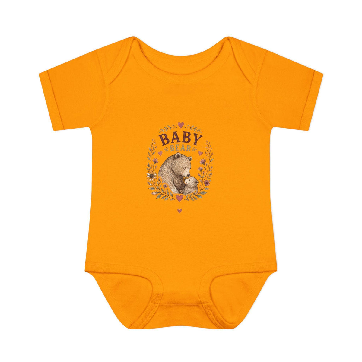 Baby Bear illustration Infant Bodysuit | Woodland Nursery, Cute Bear