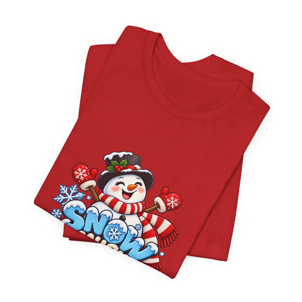 Snow Much Fun T-Shirt – Cute Snowman Holiday Tee