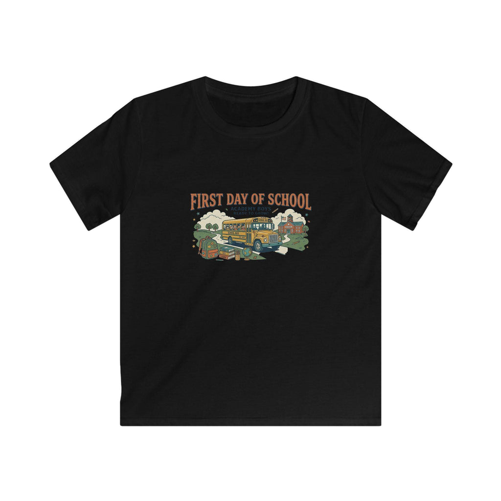 First Day of School bus illustration Kids Tee | Back to School, Classroom