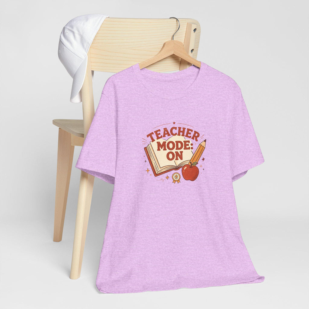 Teacher Mode On T-Shirt | Apple Pencil Book Classroom Design