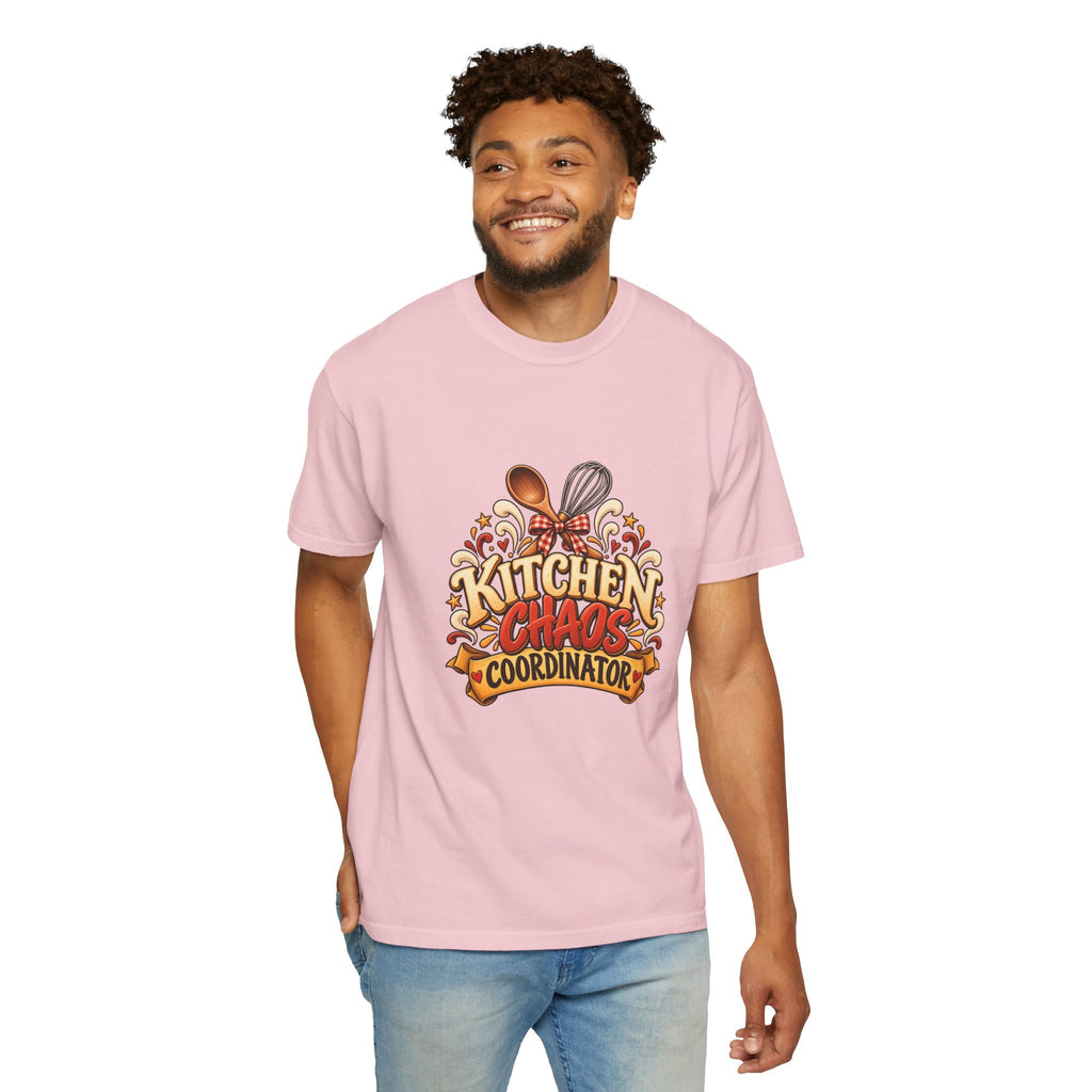 Kitchen Chaos Coordinator T-Shirt — Funny Thanksgiving Chef Shirt, Holiday Cooking Humor Tee, Baker Gift