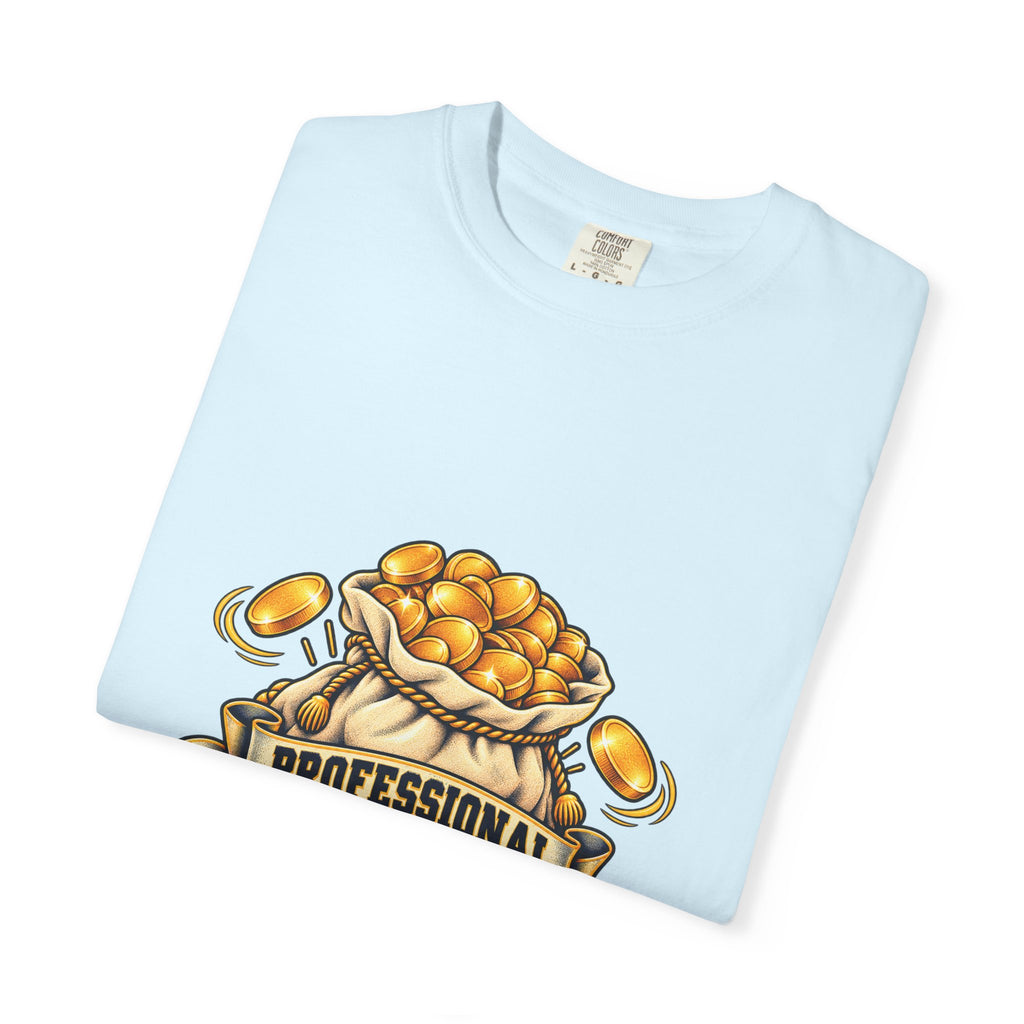 Professional Gelt Collector T-Shirt | Hanukkah Chanukah Chocolate Coin Design