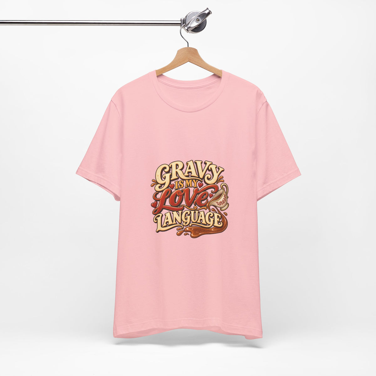 Gravy Is My Love Language T-Shirt — Funny Thanksgiving Foodie Tee, Turkey Dinner Humor Shirt, Fall Gift