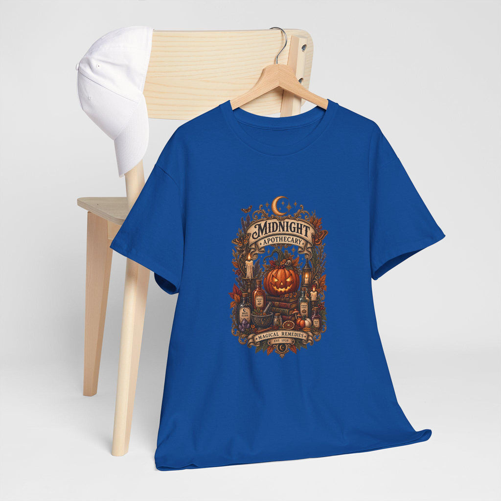 Haunted Pumpkin Apothecary T-Shirt | Halloween pumpkin, vintage potion label