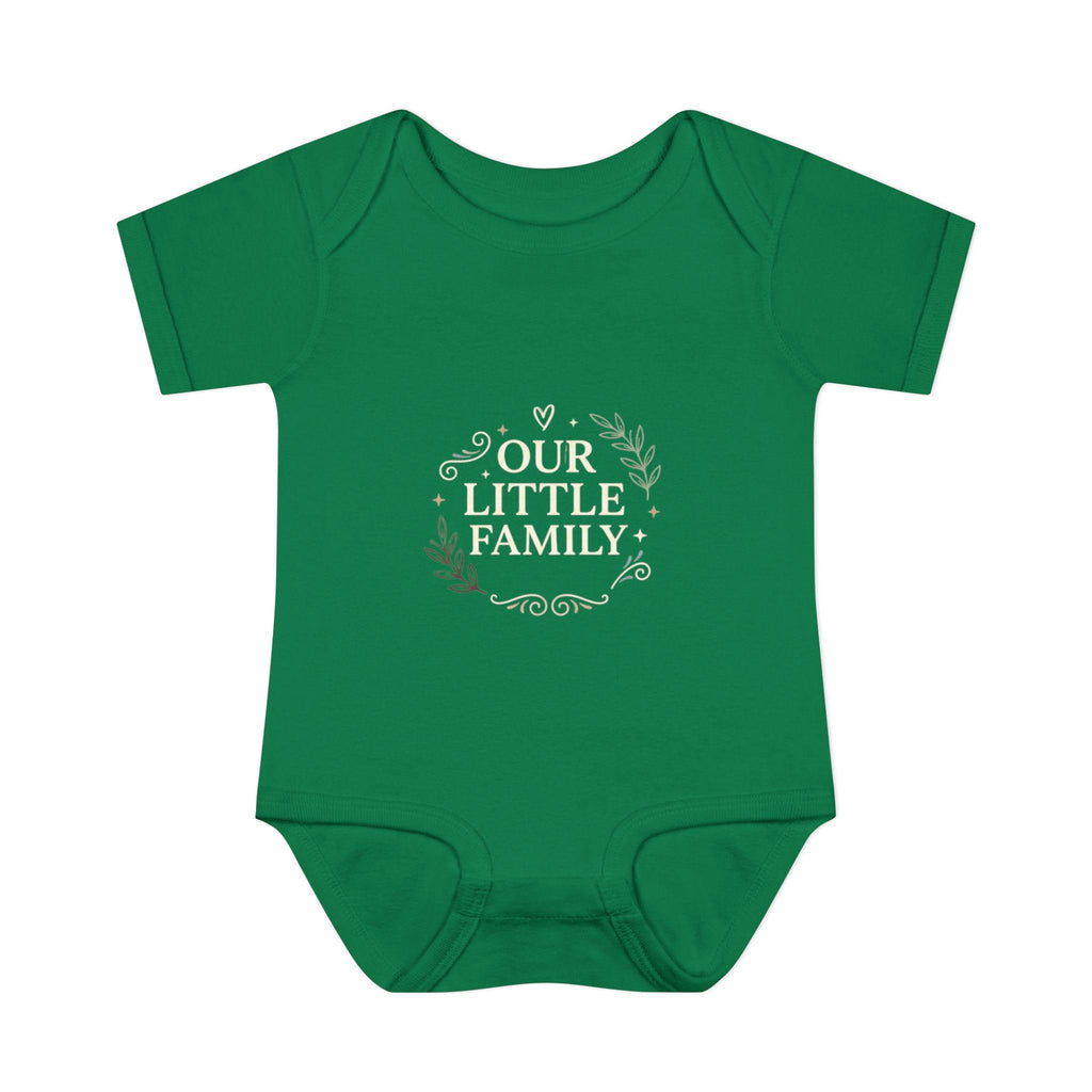 Muted Floral Wreath Infant Bodysuit | Neutral Baby Onesie