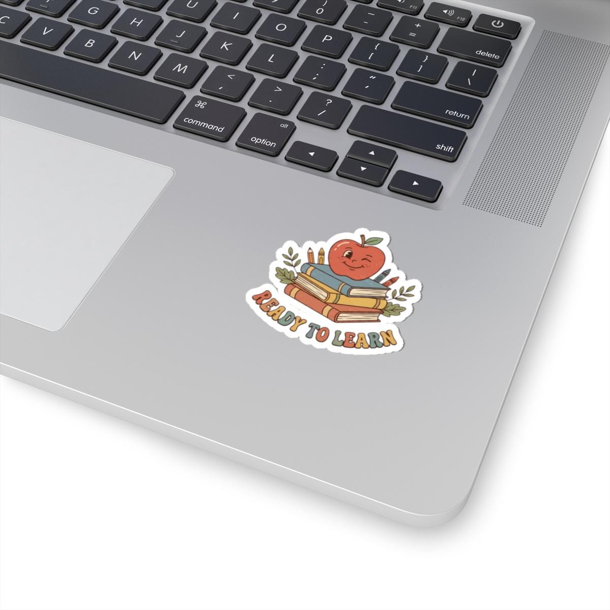 Apple On Books Kids Sticker