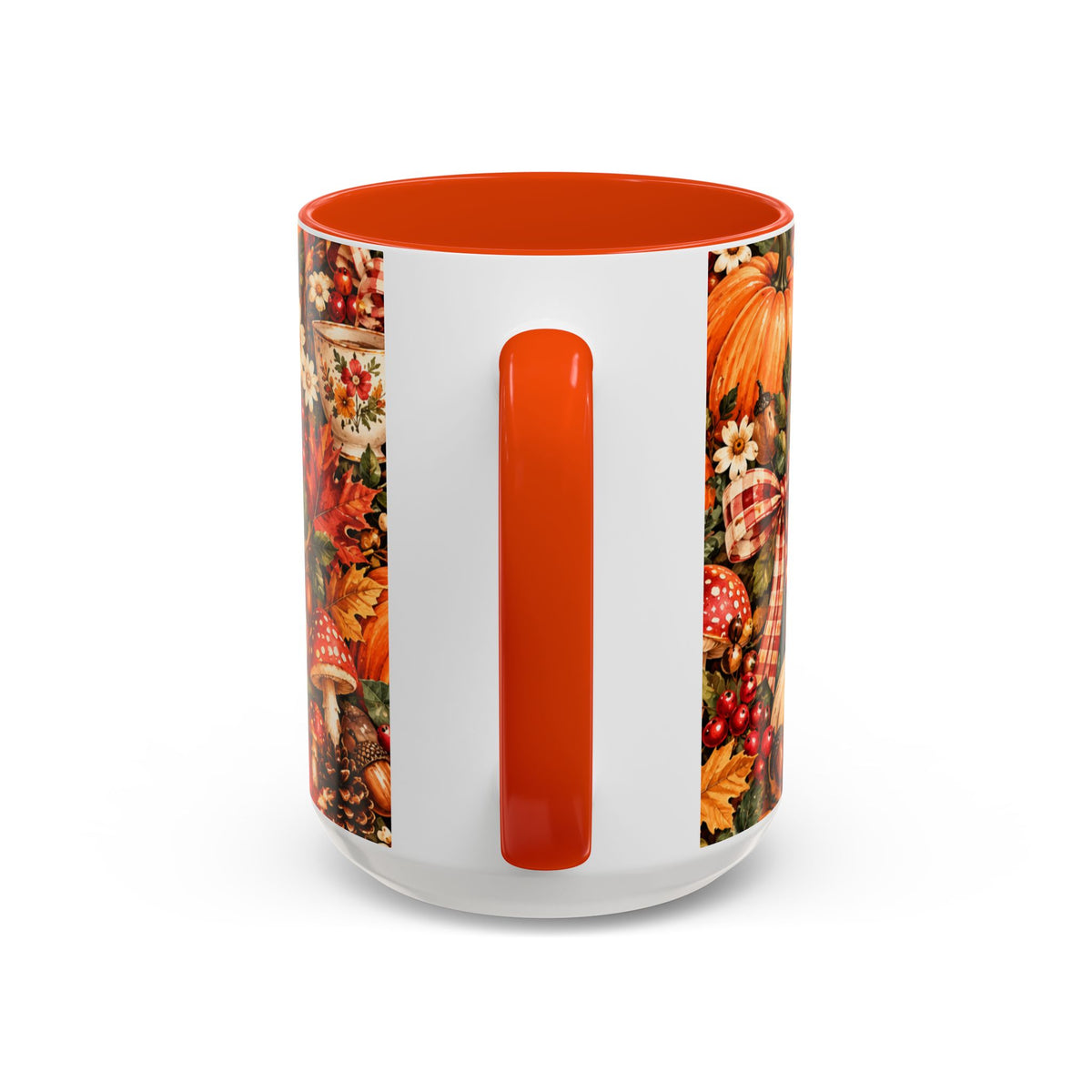 Autumn Harvest Mugs | Fall Pumpkins, Apples, Mushrooms, Daisies 11oz 15oz