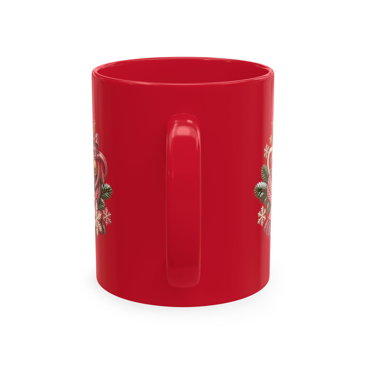 Warm Wishes & Winter Sips Christmas Ceramic Mug