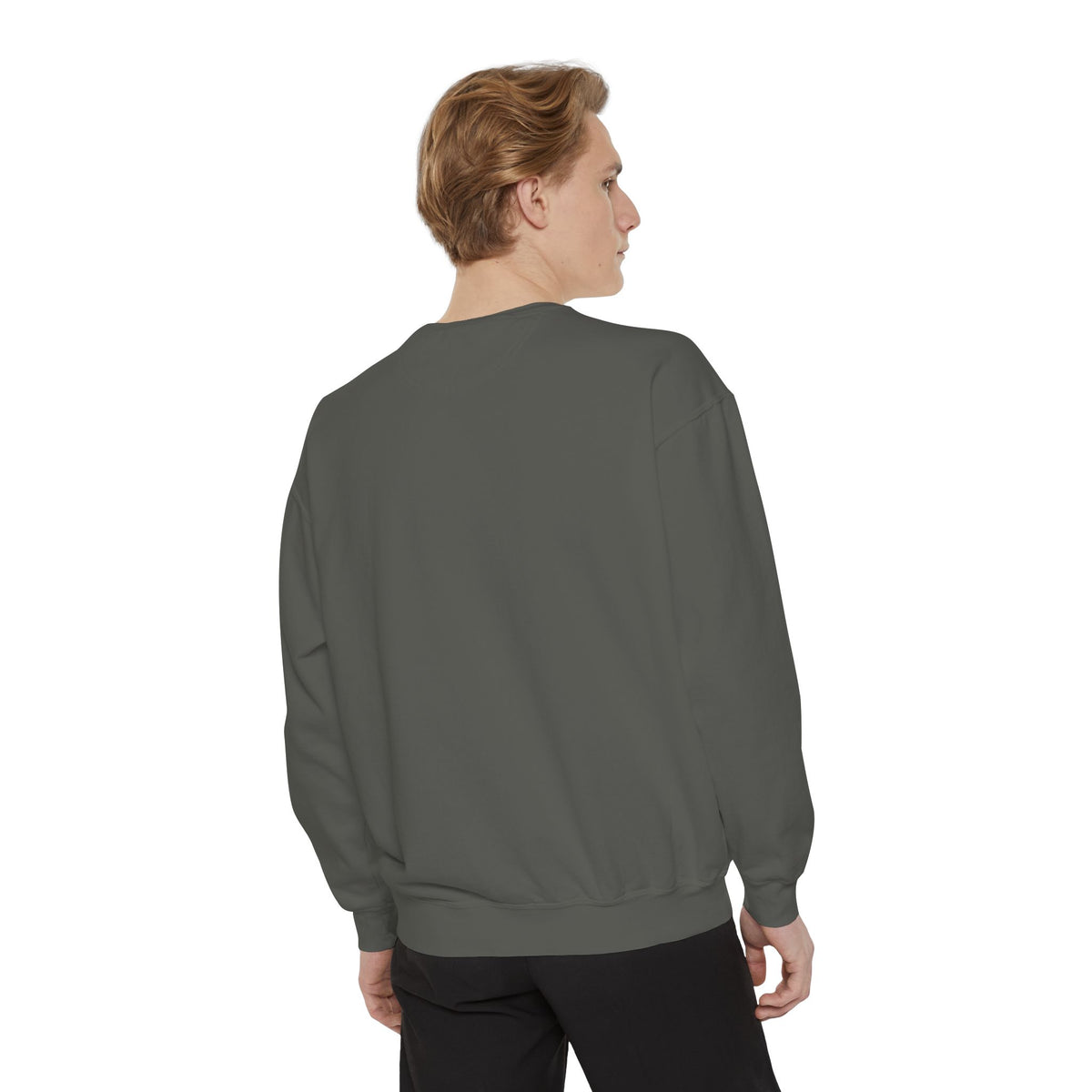 Cozy Nighttime Library Scene Sweatshirt | Reading Nook Illustration