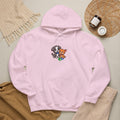 Cute Puppy And Kitten Illustration Hoodie