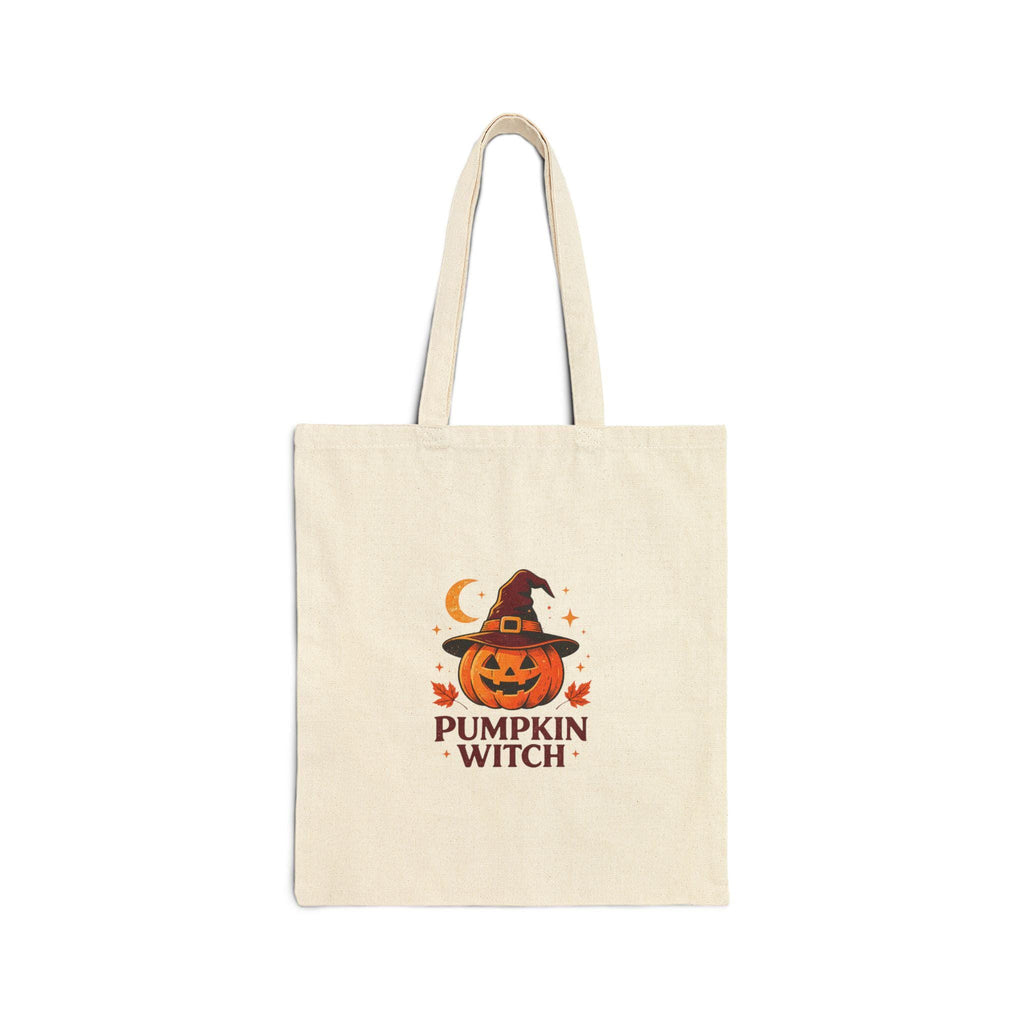 Pumpkin Witch Tote Bag