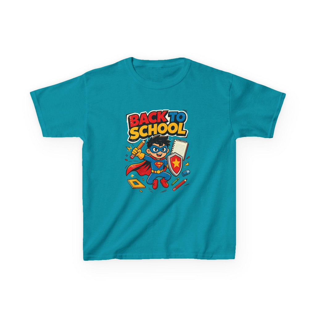 Back to School Superhero Kids Tee | Children's First Day Shirt | School Gift for Boys Girls | Elementary Student Outfit | Preschool