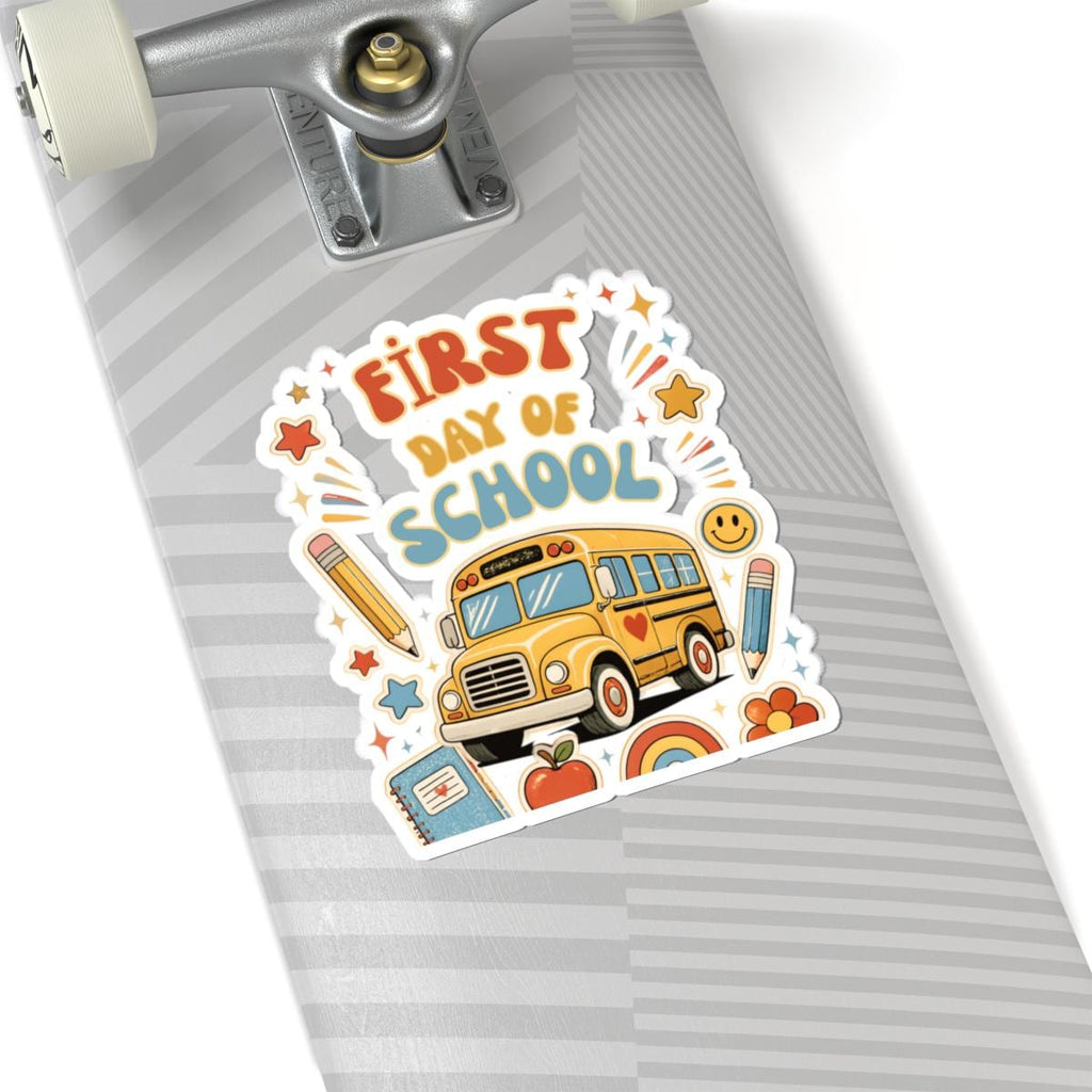 First Day Of School Kids Sticker