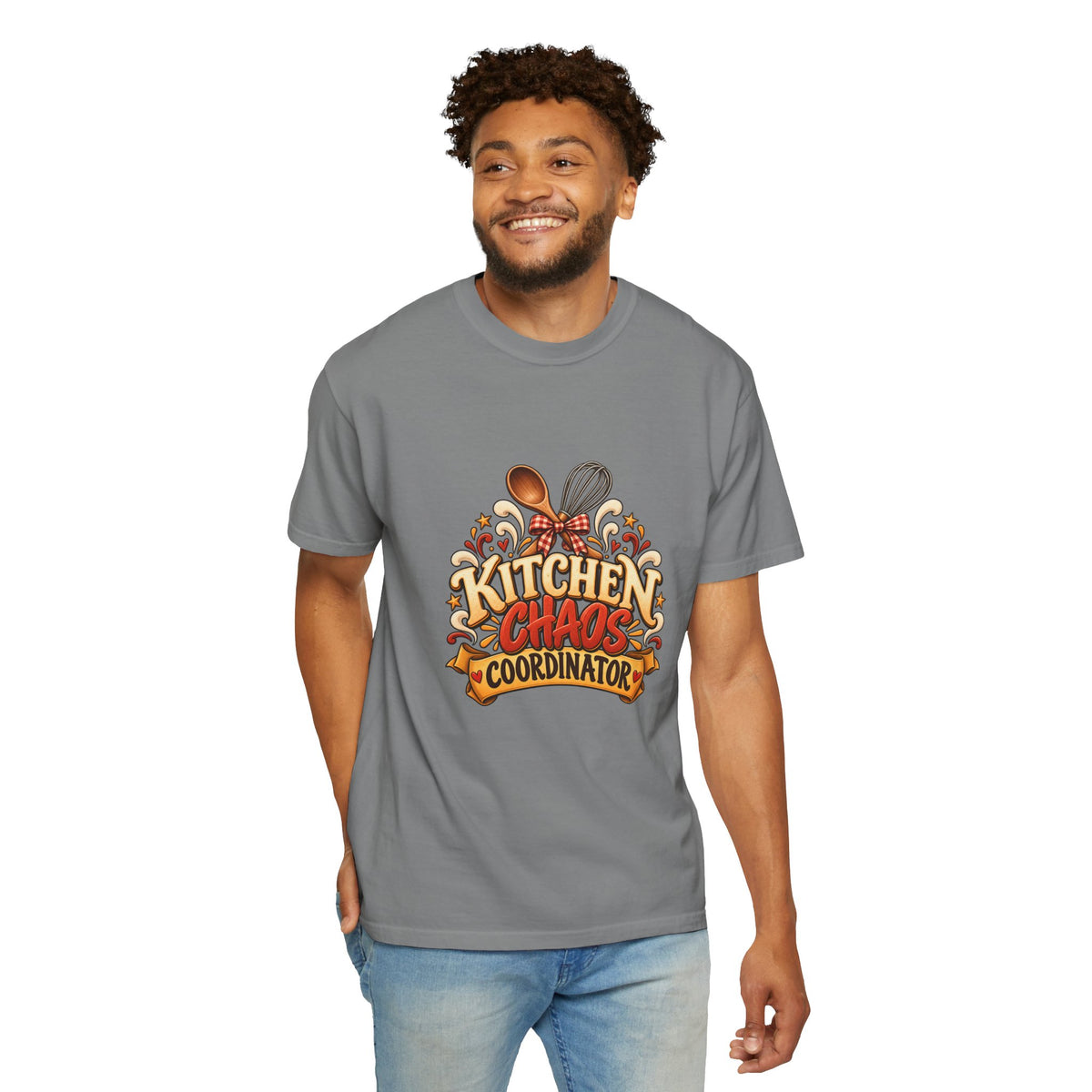 Kitchen Chaos Coordinator T-Shirt — Funny Thanksgiving Chef Shirt, Holiday Cooking Humor Tee, Baker Gift