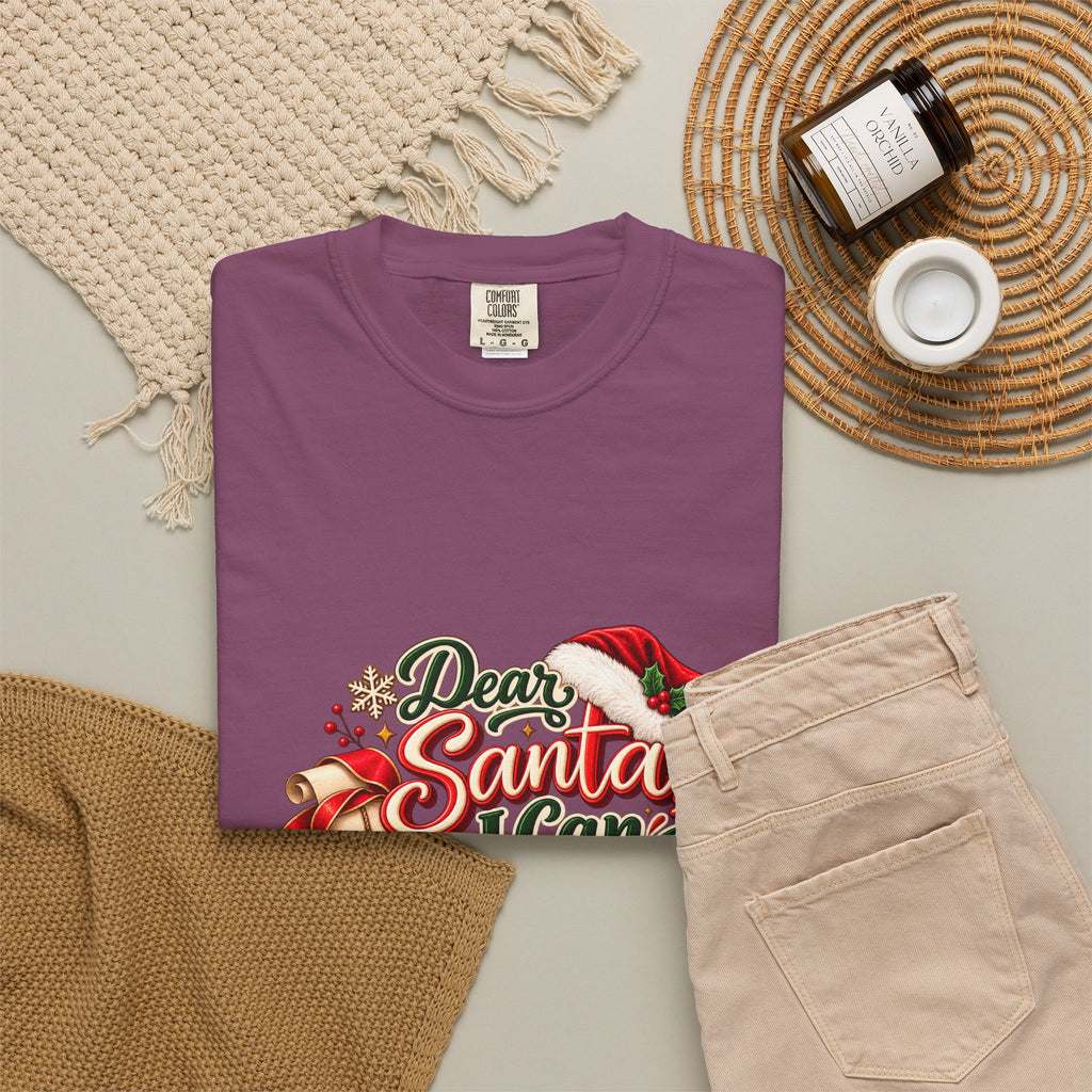 Dear Santa I Can Explain T-Shirt — Funny Christmas Tee