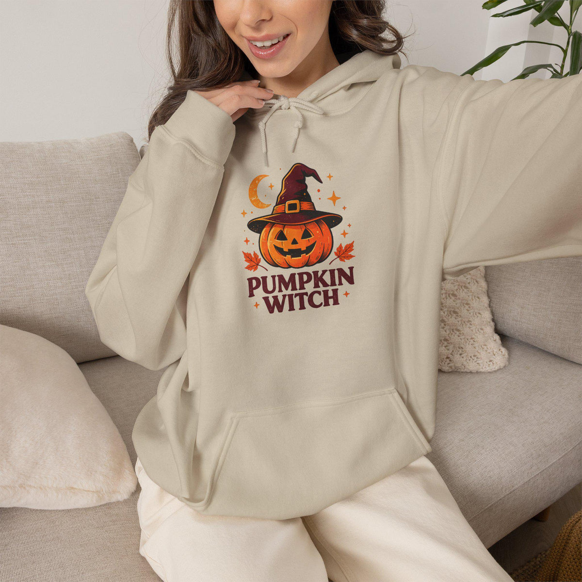 Pumpkin Witch Hoodie