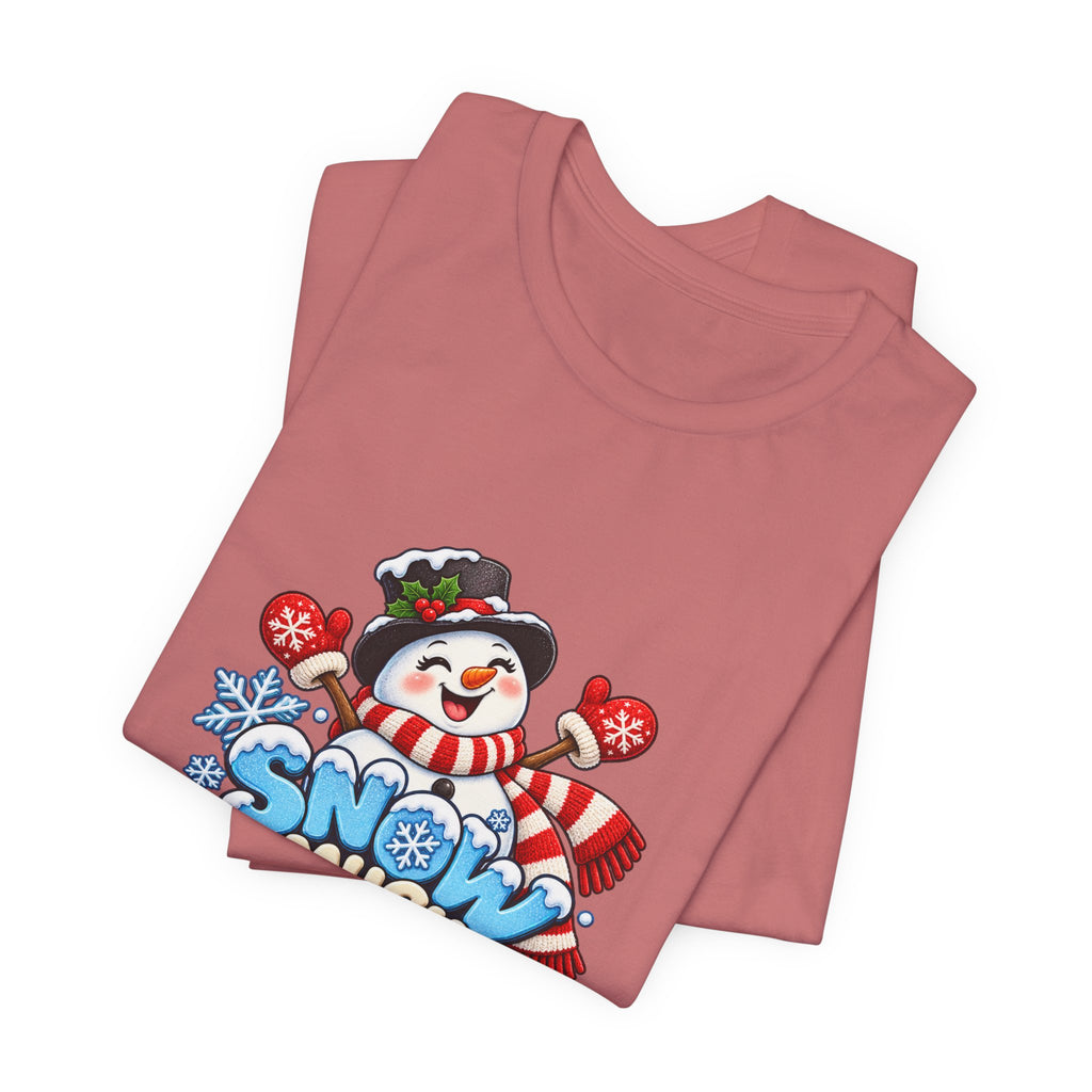 Snow Much Fun T-Shirt – Cute Snowman Holiday Tee
