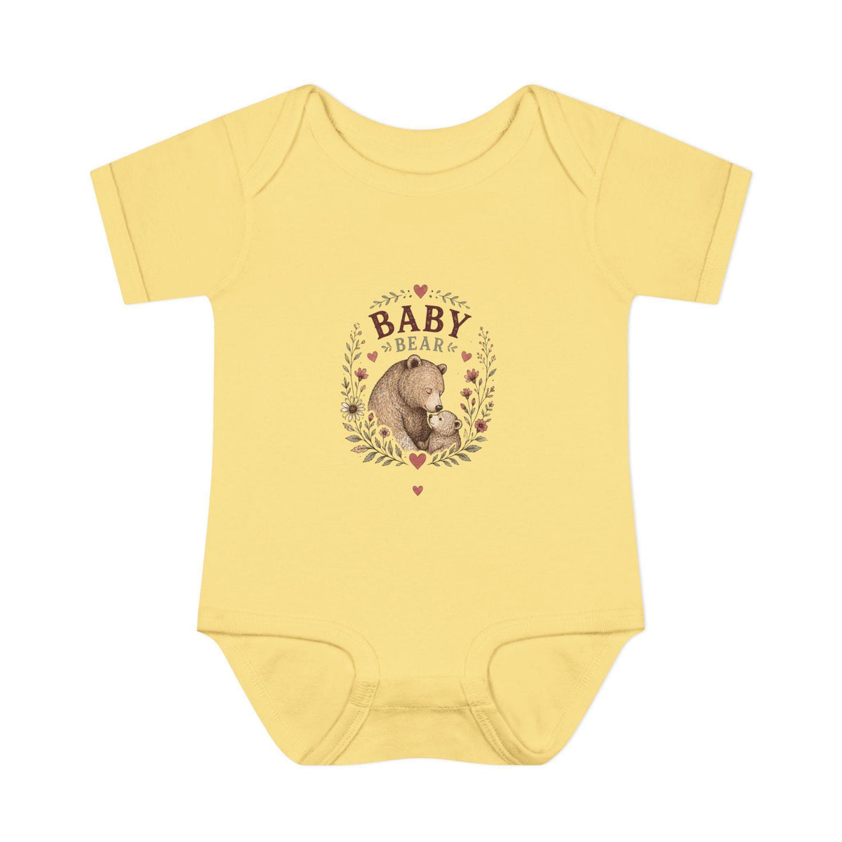 Baby Bear illustration Infant Bodysuit | Woodland Nursery, Cute Bear