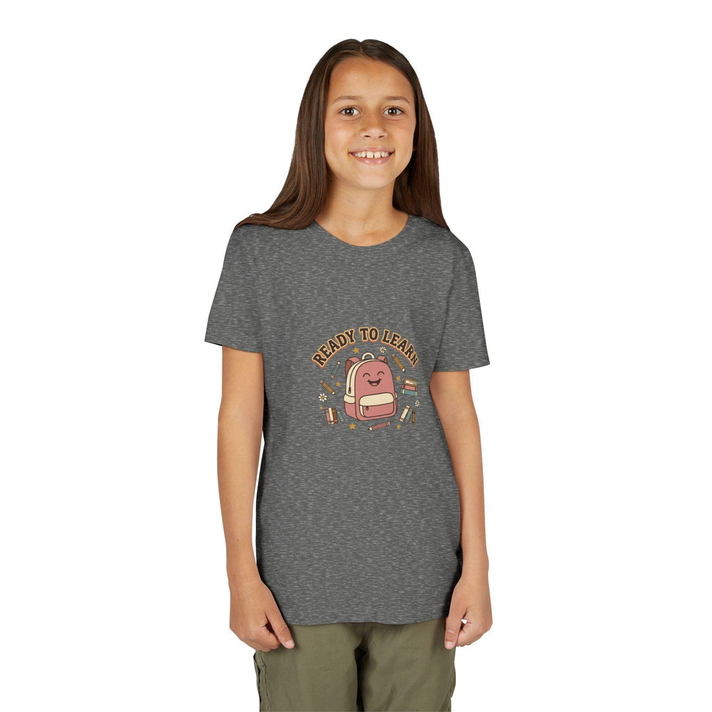 Ready to Learn Backpack Youth Tee | Back to School Kids Shirt