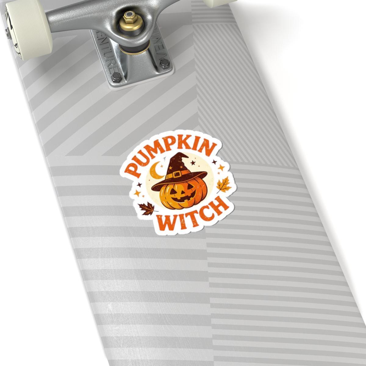 Halloween Pumpkin Witch Sticker | Spooky Jack O Lantern Decal