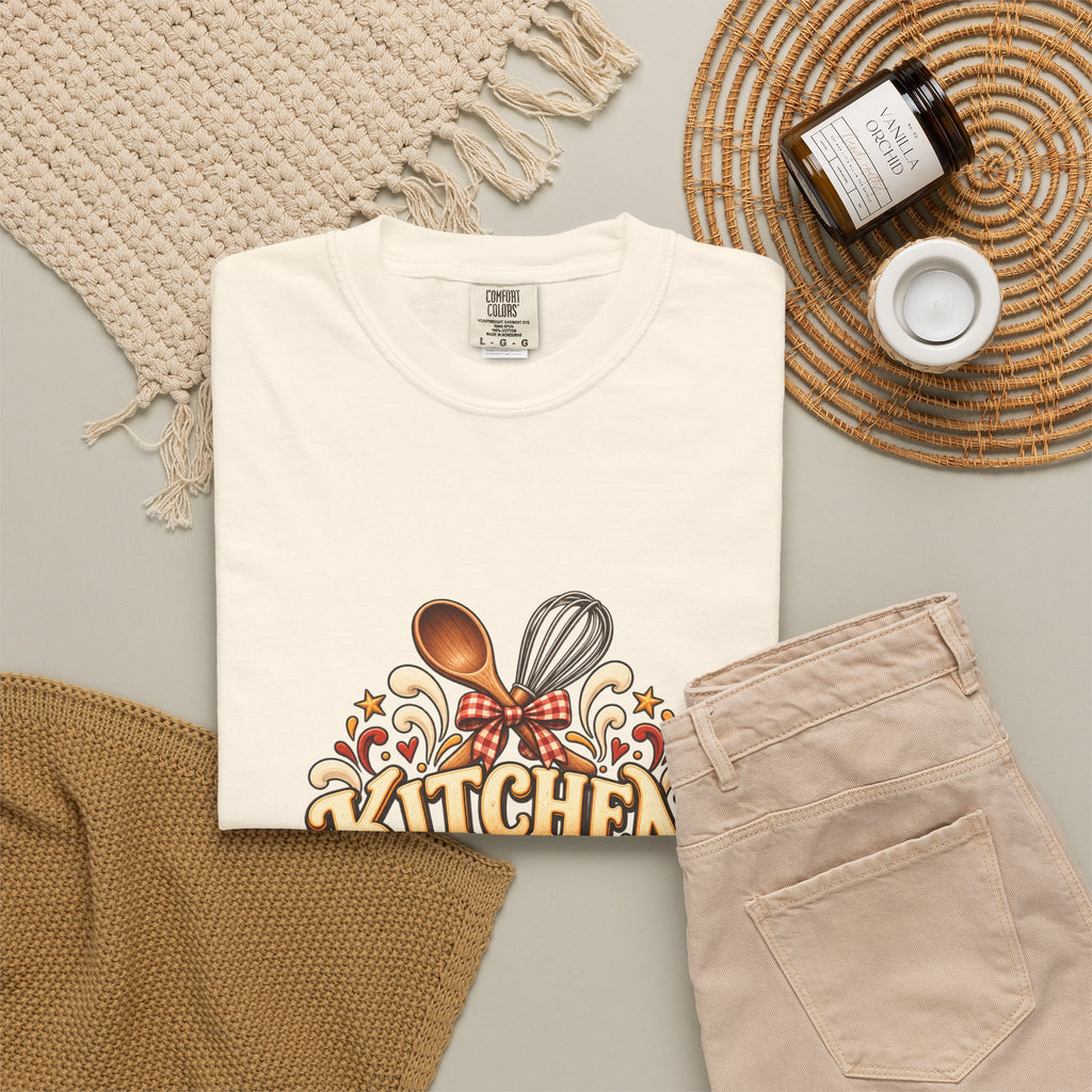 Kitchen Chaos Coordinator T-Shirt — Funny Thanksgiving Chef Shirt, Holiday Cooking Humor Tee, Baker Gift