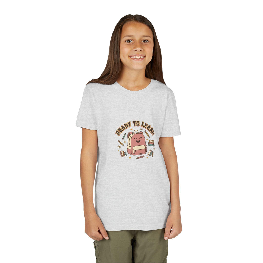 Ready to Learn Backpack Youth Tee | Back to School Kids Shirt