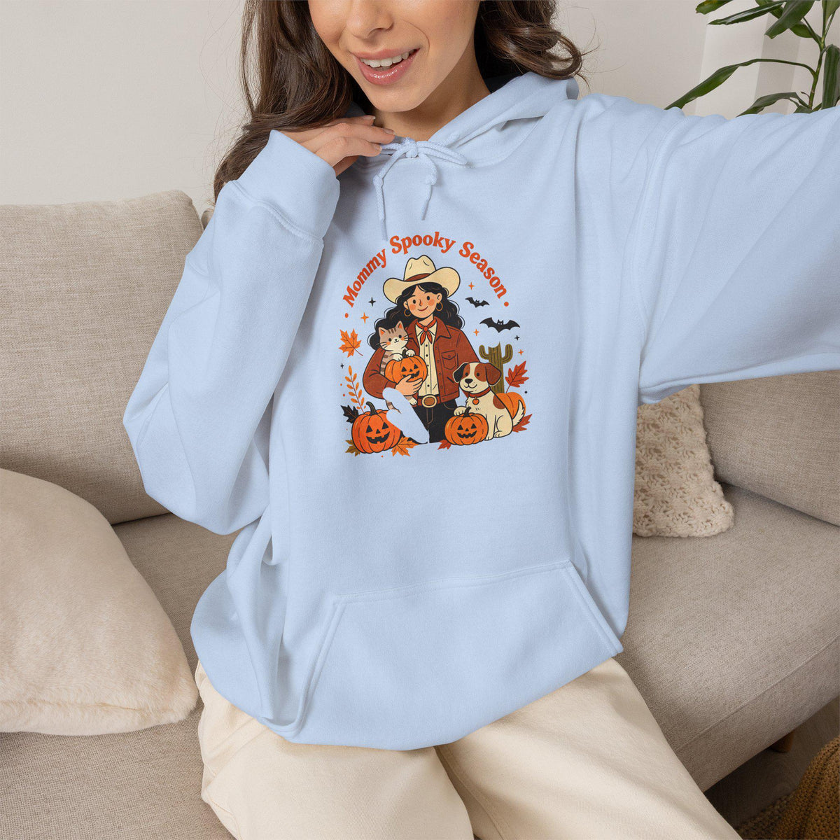 Mom and Kids Halloween Costume Crew Hoodie | Pumpkin Patch Trick or Treat Sweatshirt