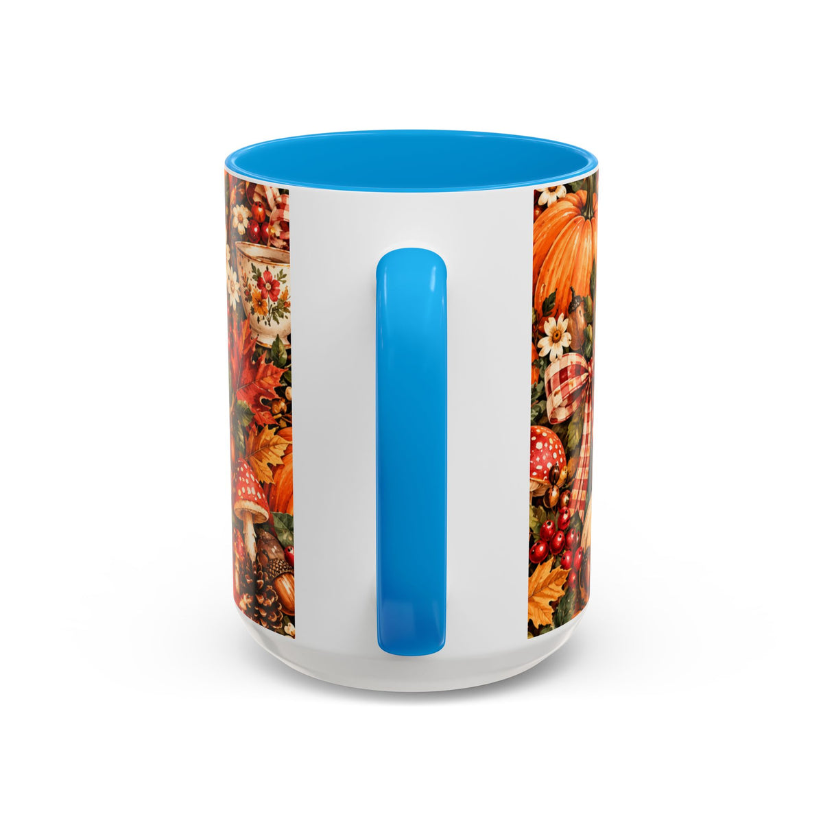 Autumn Harvest Mugs | Fall Pumpkins, Apples, Mushrooms, Daisies 11oz 15oz