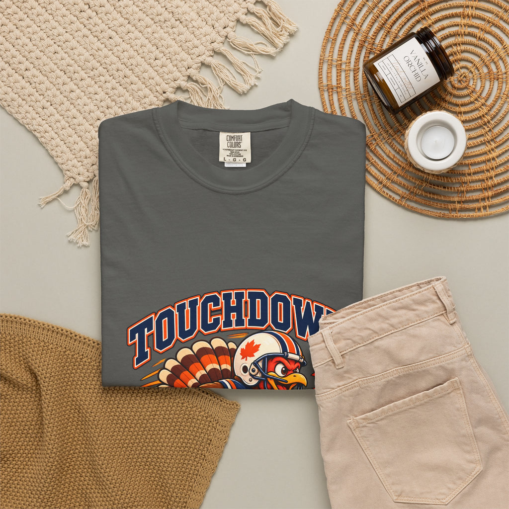 Touchdown Turkey Day T-shirt | Football Turkey Thanksgiving Tee