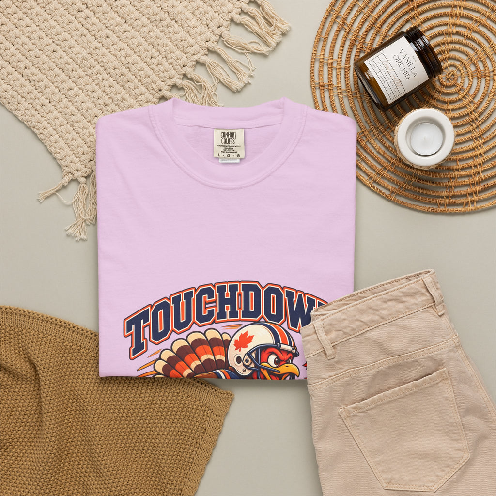 Touchdown Turkey Day T-shirt | Football Turkey Thanksgiving Tee