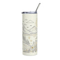 Mountain Lake Sketch Tumbler | 20oz Stainless Steel