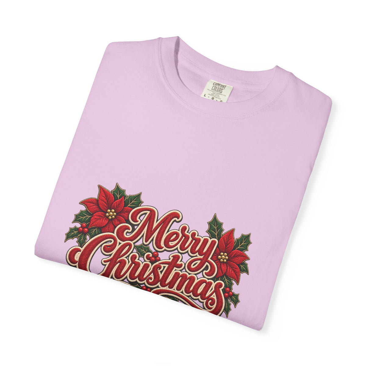 Merry Christmas Poinsettia T-Shirt