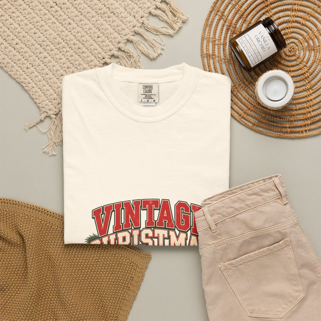 Vintage Christmas T-Shirt — Retro Holiday Graphic Tee