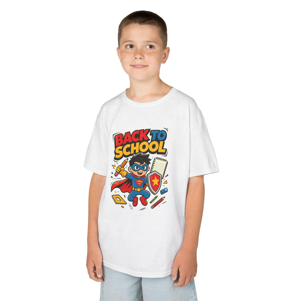 Back to School Superhero Kids Tee | Children's First Day Shirt | School Gift for Boys Girls | Elementary Student Outfit | Preschool