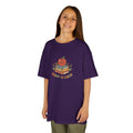 Apple on Books Kids T-Shirt | Back to School Cute Teacher Shirt
