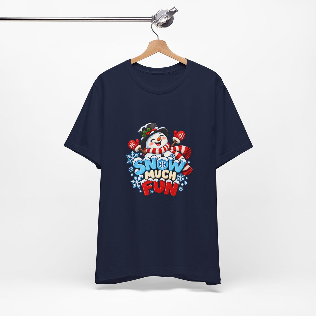 Snow Much Fun T-Shirt – Cute Snowman Holiday Tee