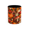Autumn Harvest Mugs | Fall Pumpkins, Apples, Mushrooms, Daisies 11oz 15oz