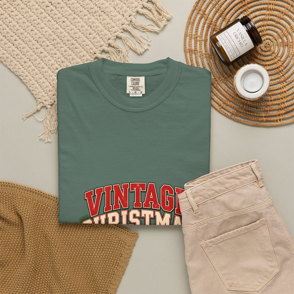 Vintage Christmas T-Shirt — Retro Holiday Graphic Tee