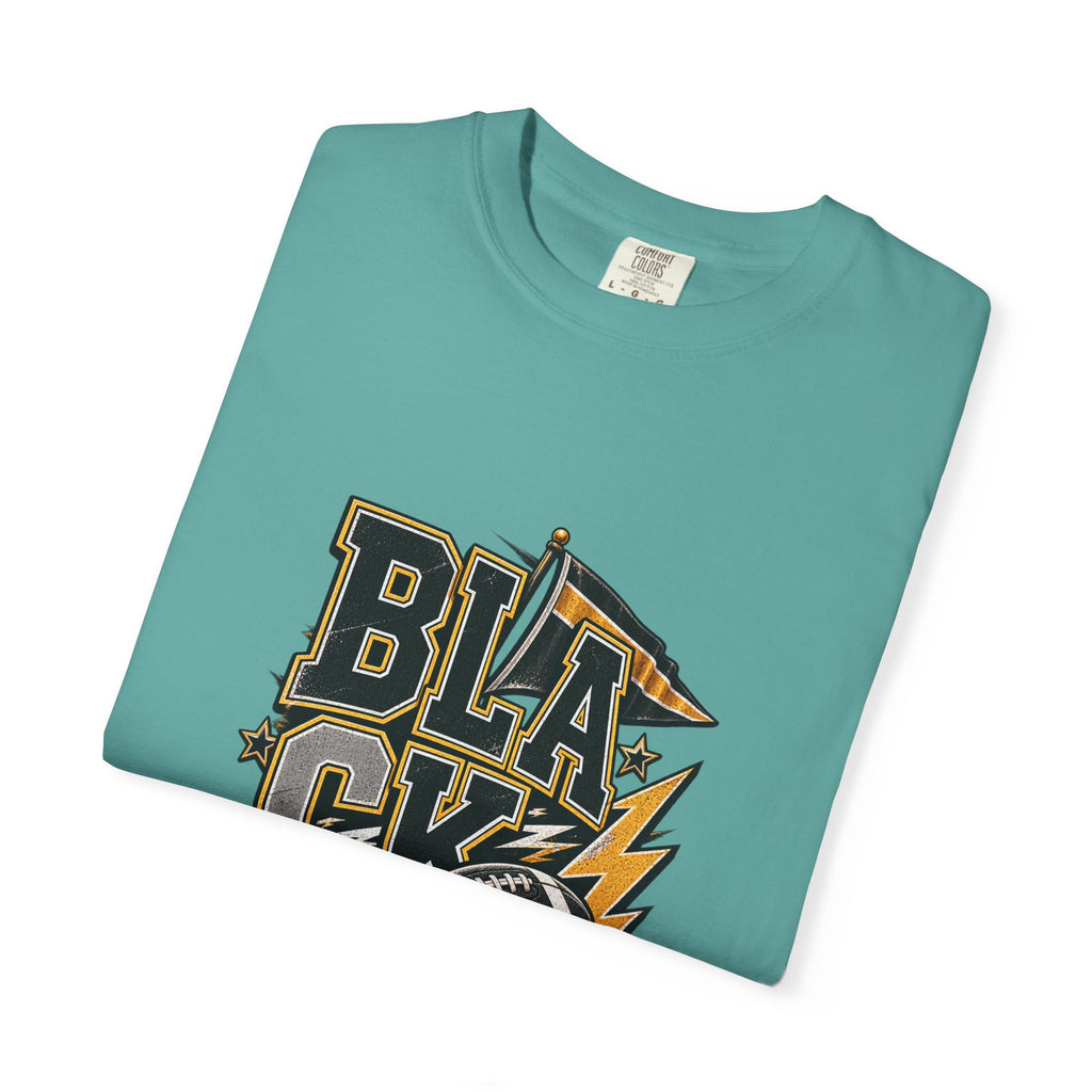 Blackout Lightning Football tee | Graphic T-Shirt, Team Spirit