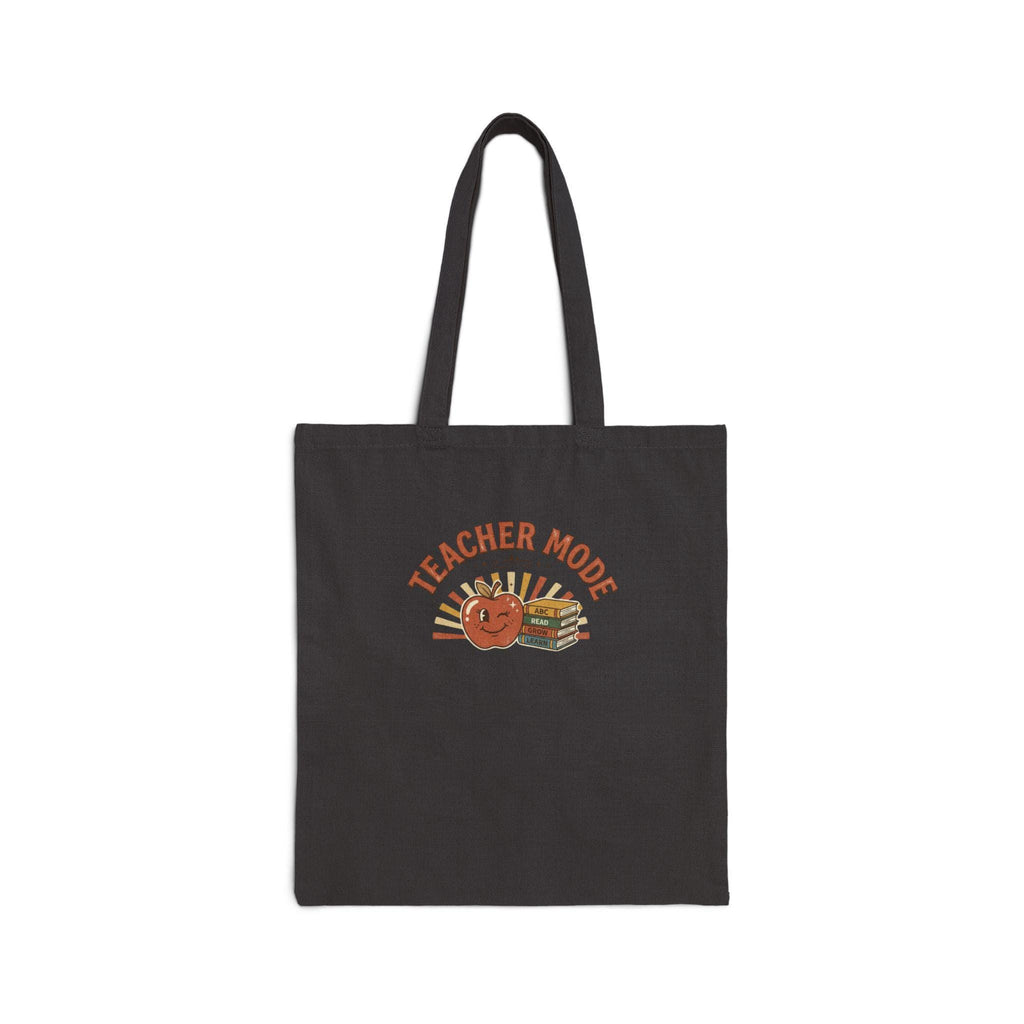 Teacher Mode Apple Stack Of Books Tote Bag