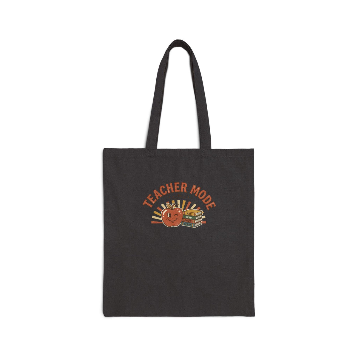 Teacher Mode Apple Stack Of Books Tote Bag