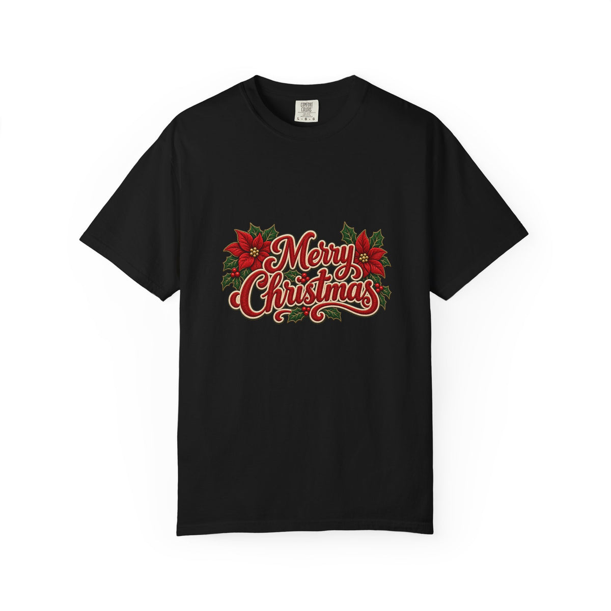 Merry Christmas Poinsettia T-Shirt