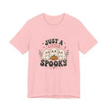 Just A Little Spooky tee | Cute Ghosts with Pumpkin Halloween Shirt