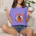 Halloween Pumpkin Witch T-Shirt | Spooky Jack O Lantern Tee