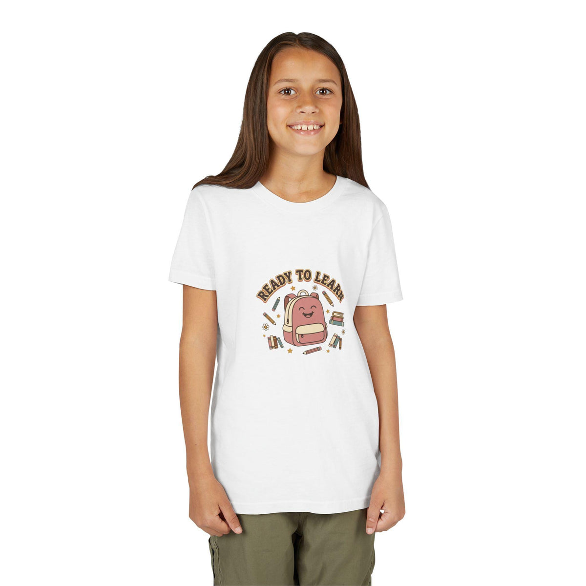 Ready to Learn Backpack Youth Tee | Back to School Kids Shirt