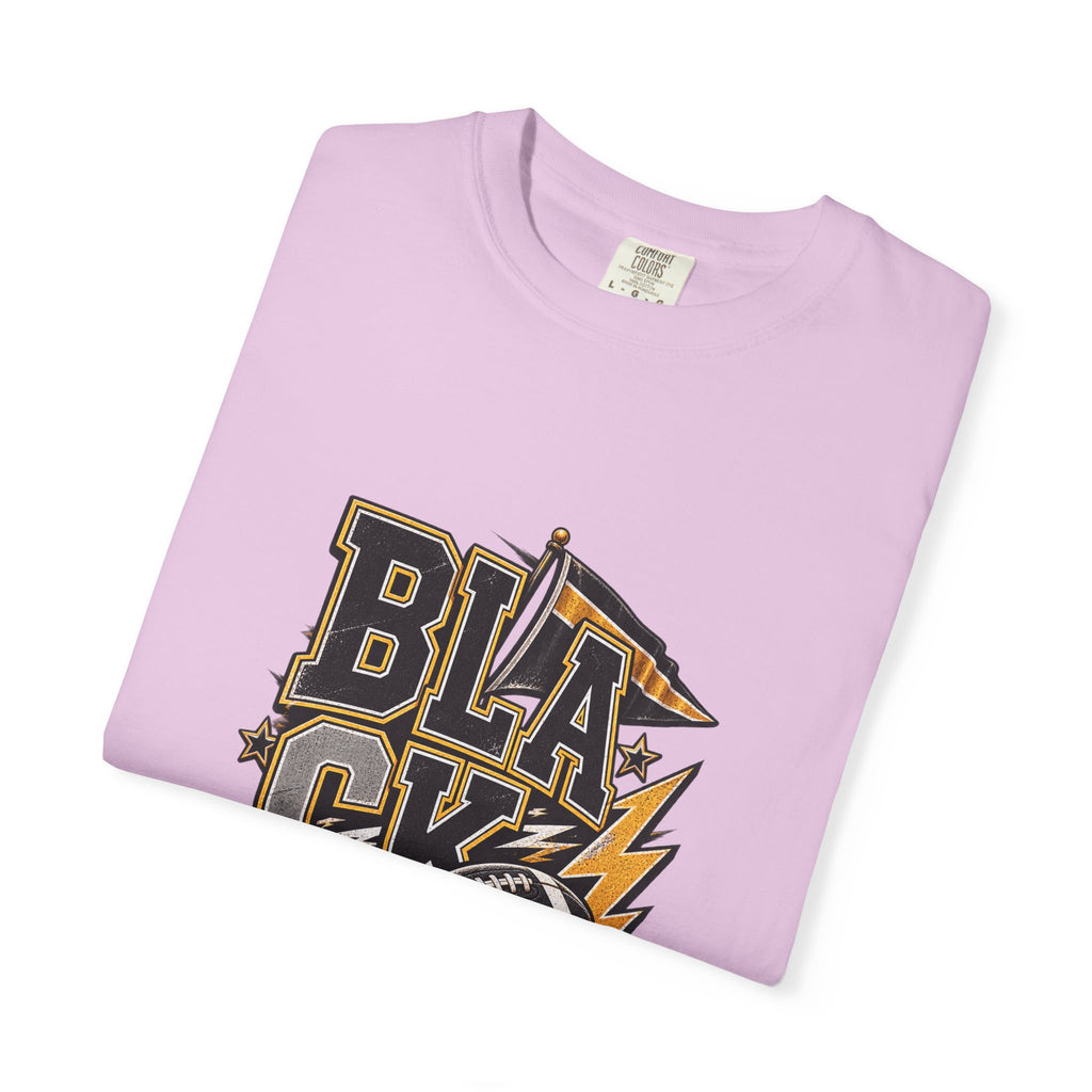 Blackout Lightning Football tee | Graphic T-Shirt, Team Spirit