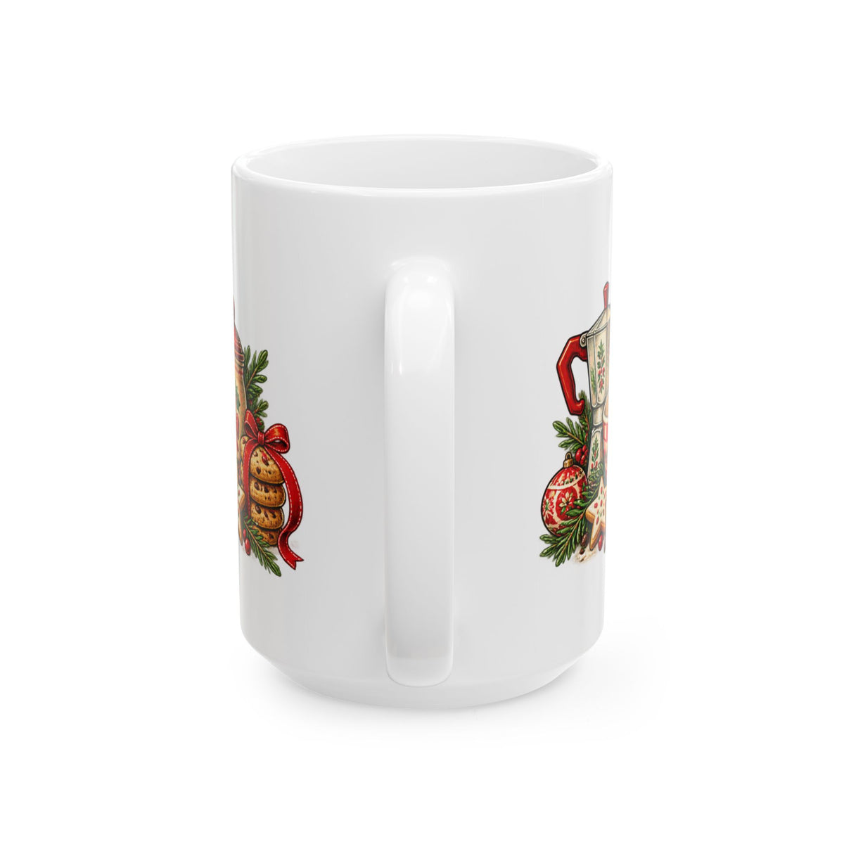 Nonna's Cookie Club Mug | Ceramic Coffee Cup, Christmas Baking Design